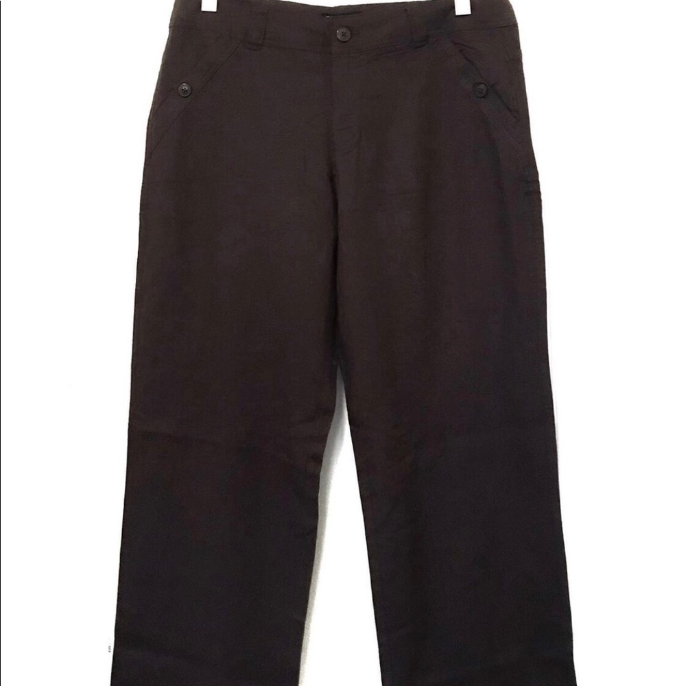NICOLE MILLER Linen blend pants